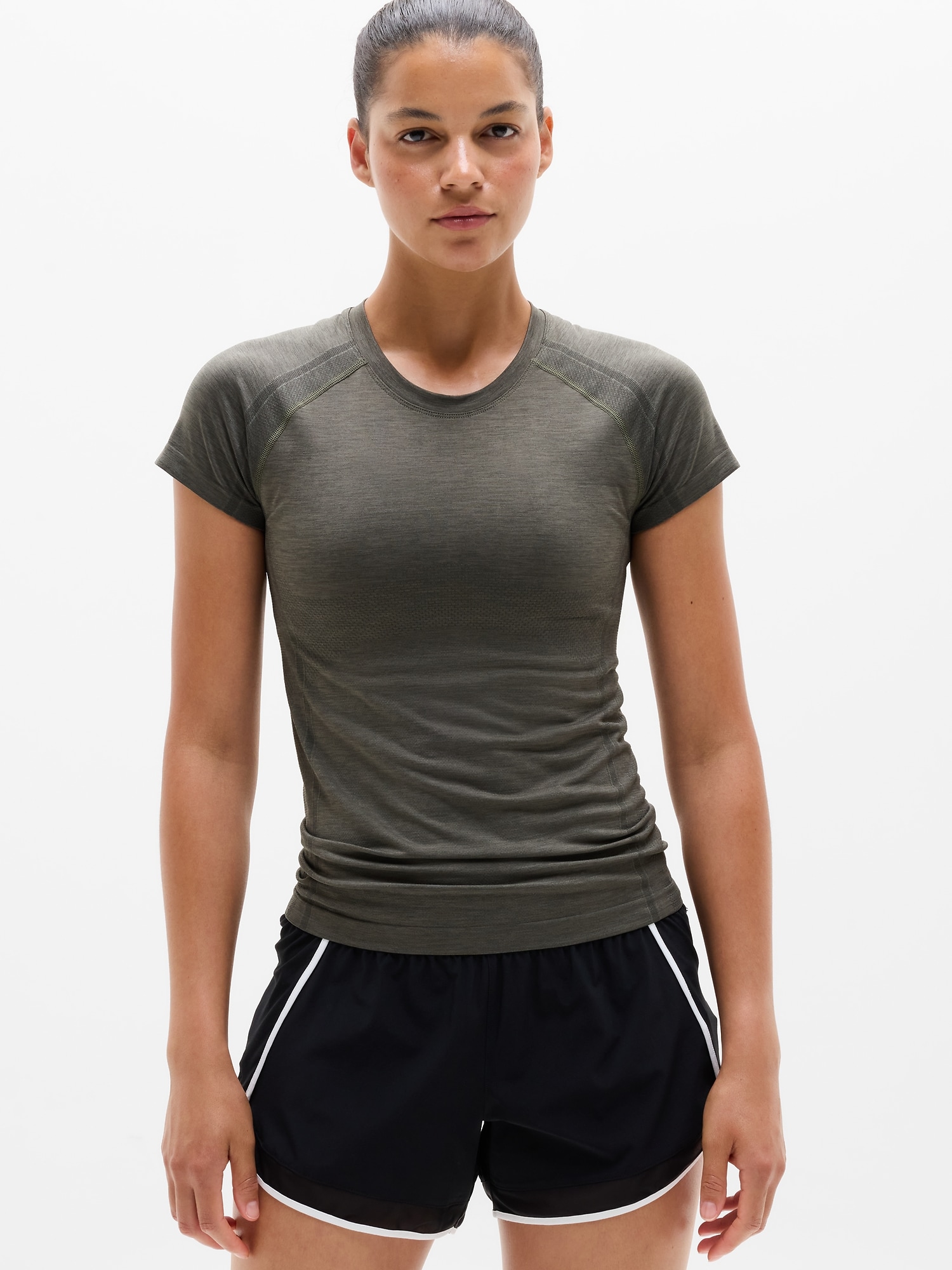 Athleta Women's Momentum Flex Tee Green Size M