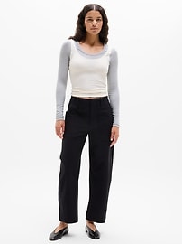 Image number 2 showing, Perfect Rib Layered Top