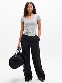 Image number 2 showing, Signature Rib Scoop Tee