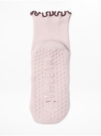 Image number 2 showing, Ruffle Grip Sock