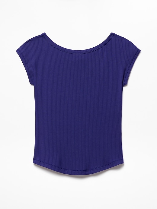 Image number 7 showing, Perfect Rib Boatneck Tee
