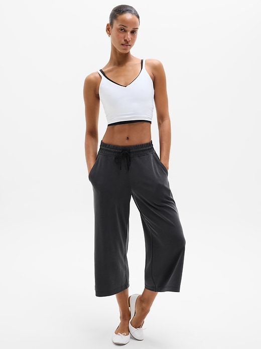 Image number 1 showing, Seasoft Wide Crop Pant