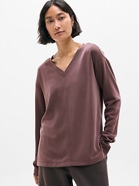 Image number 1 showing, Seasoft V Neck Sweatshirt