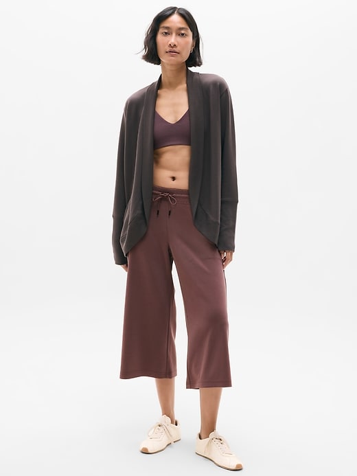Image number 1 showing, Seasoft Wide Crop Pant