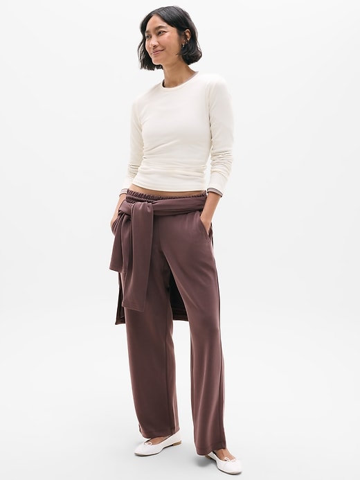 Image number 1 showing, Seasoft Mid Rise Straight Pant