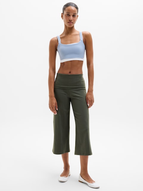 Eternity Rib Crop Wide Leg