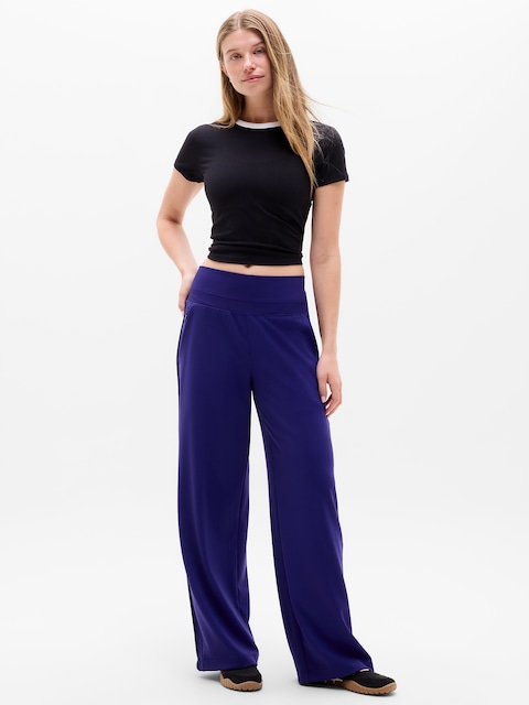 Venice Pintuck High Rise Wide Leg Pant