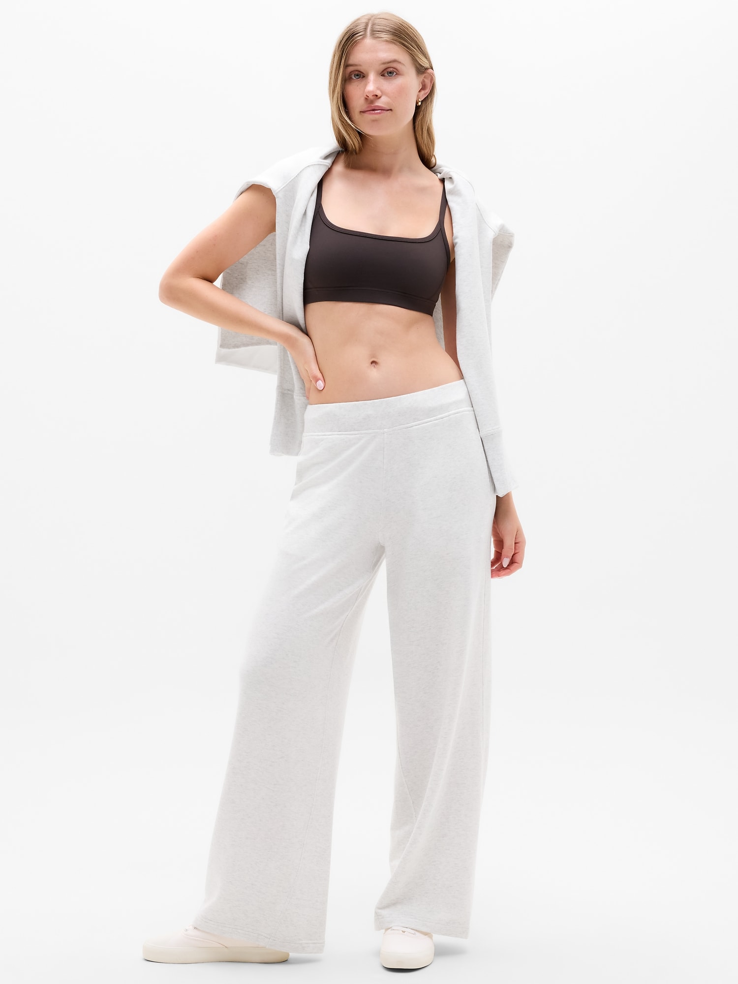 Athleta Women's Coaster Luxe Straight Leg Pant Gray Tall Size M