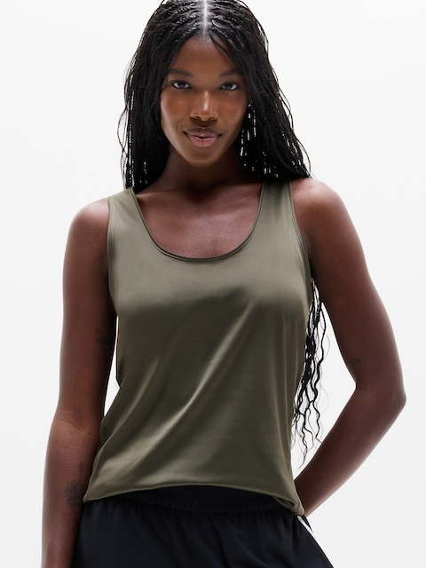 Featherweight Satin Tank