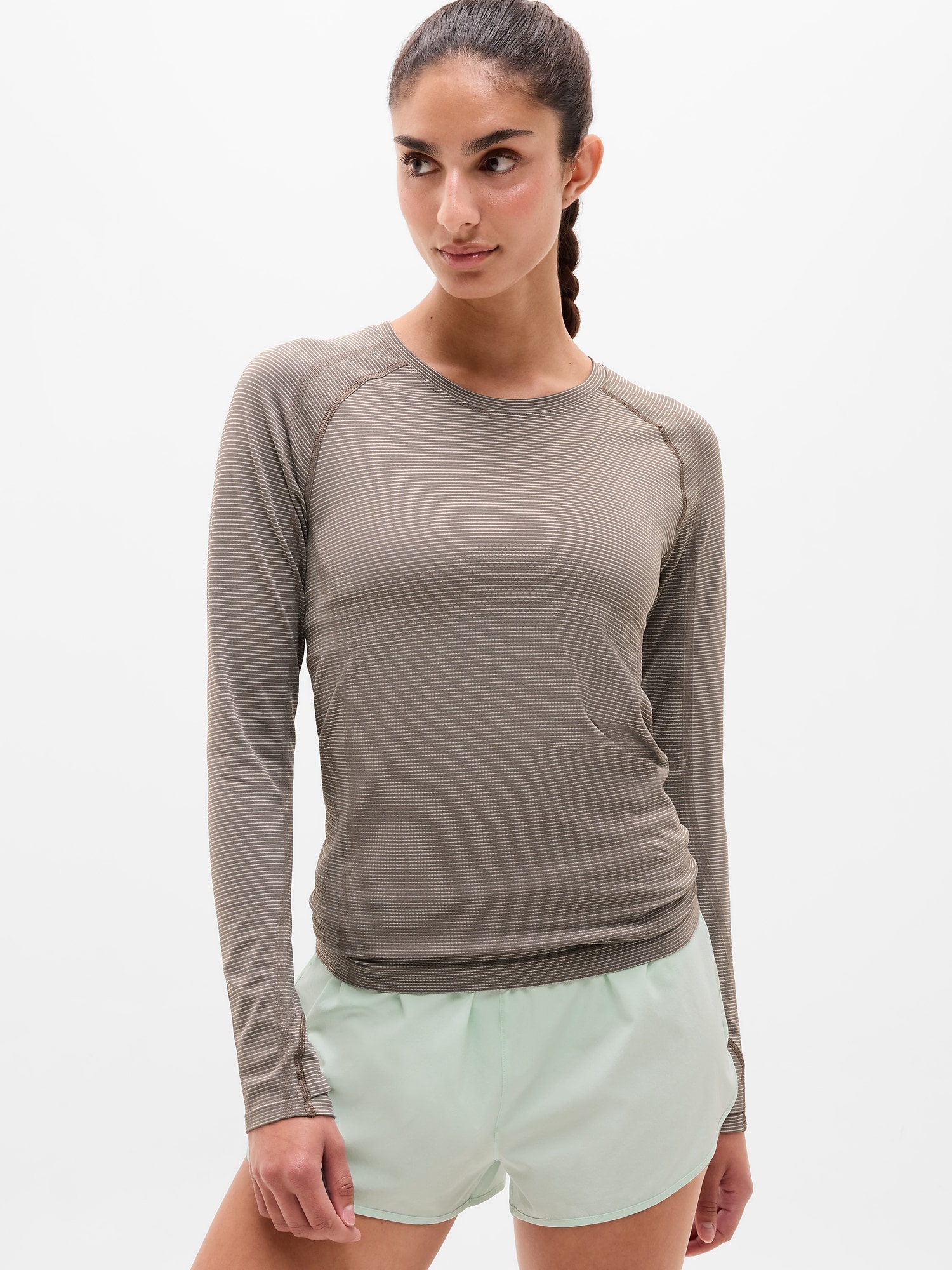 Athleta Women's Momentum Flex Top Brown Size XL
