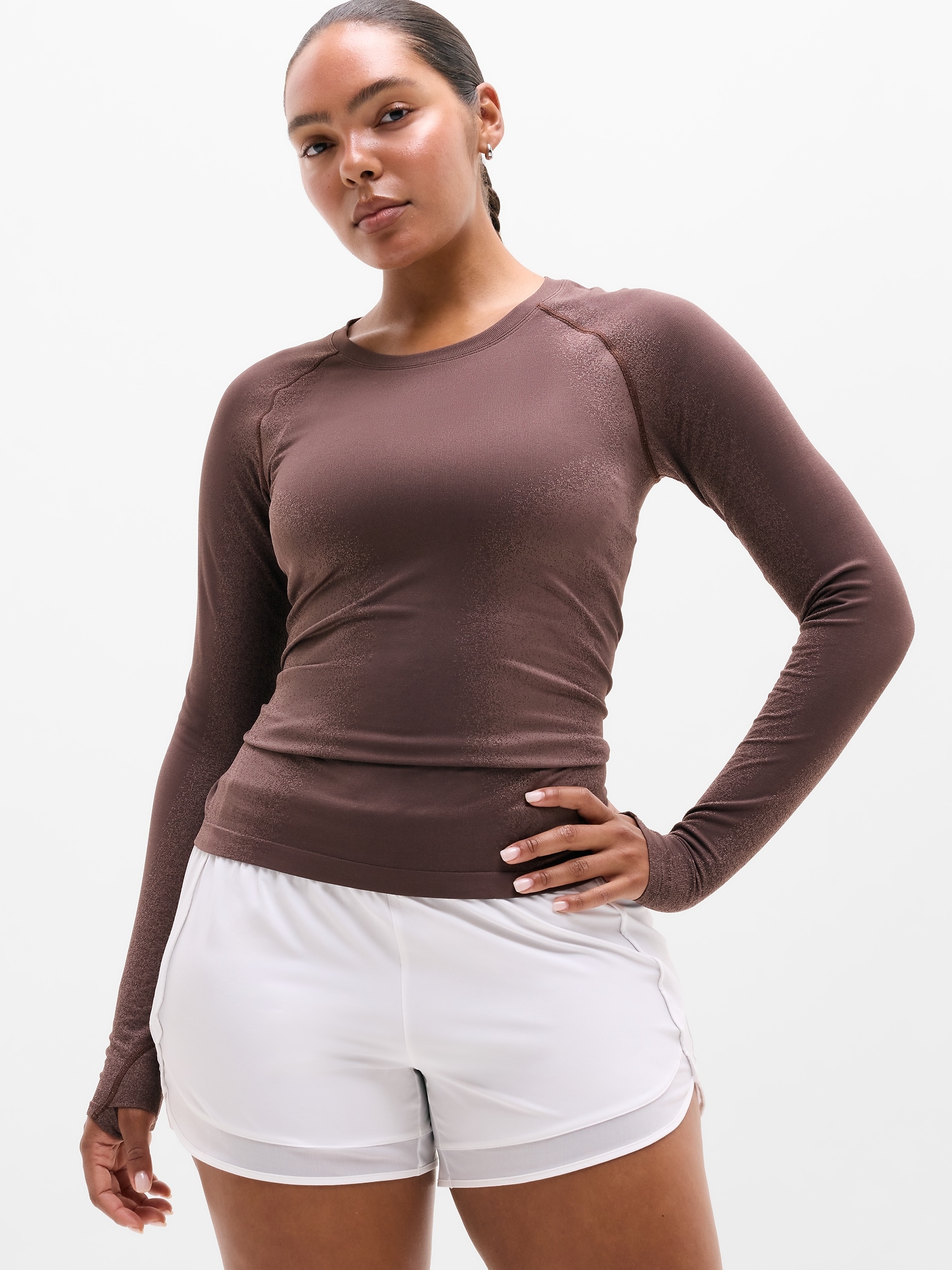 Athleta Women's Momentum Flex Top Brown Size M