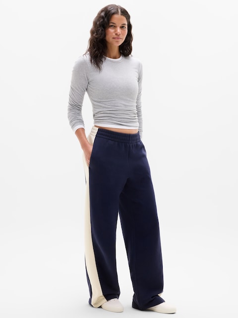 Forever Fleece Colorblock Wide Leg