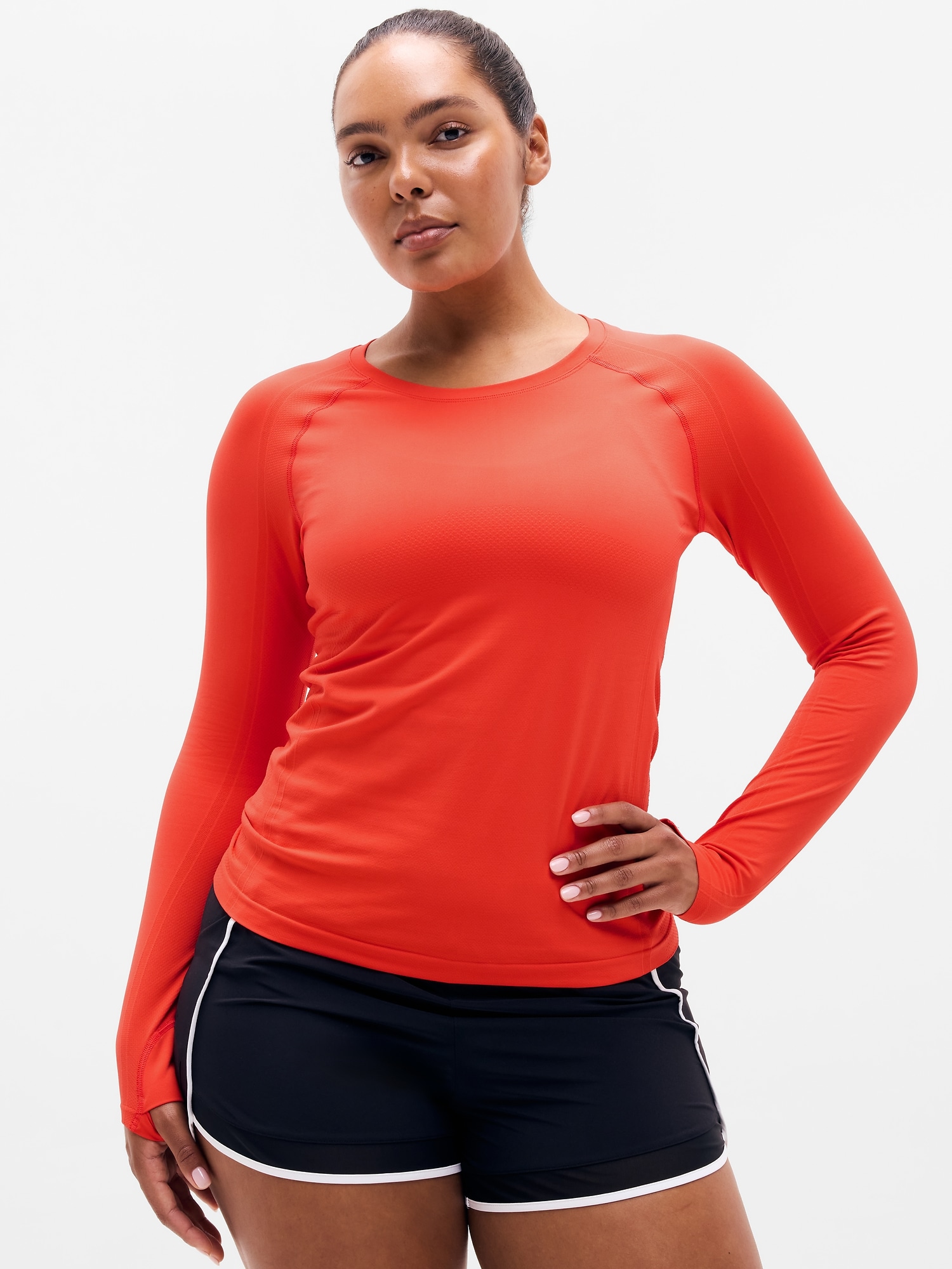 Athleta Women's Momentum Flex Top Red Size L