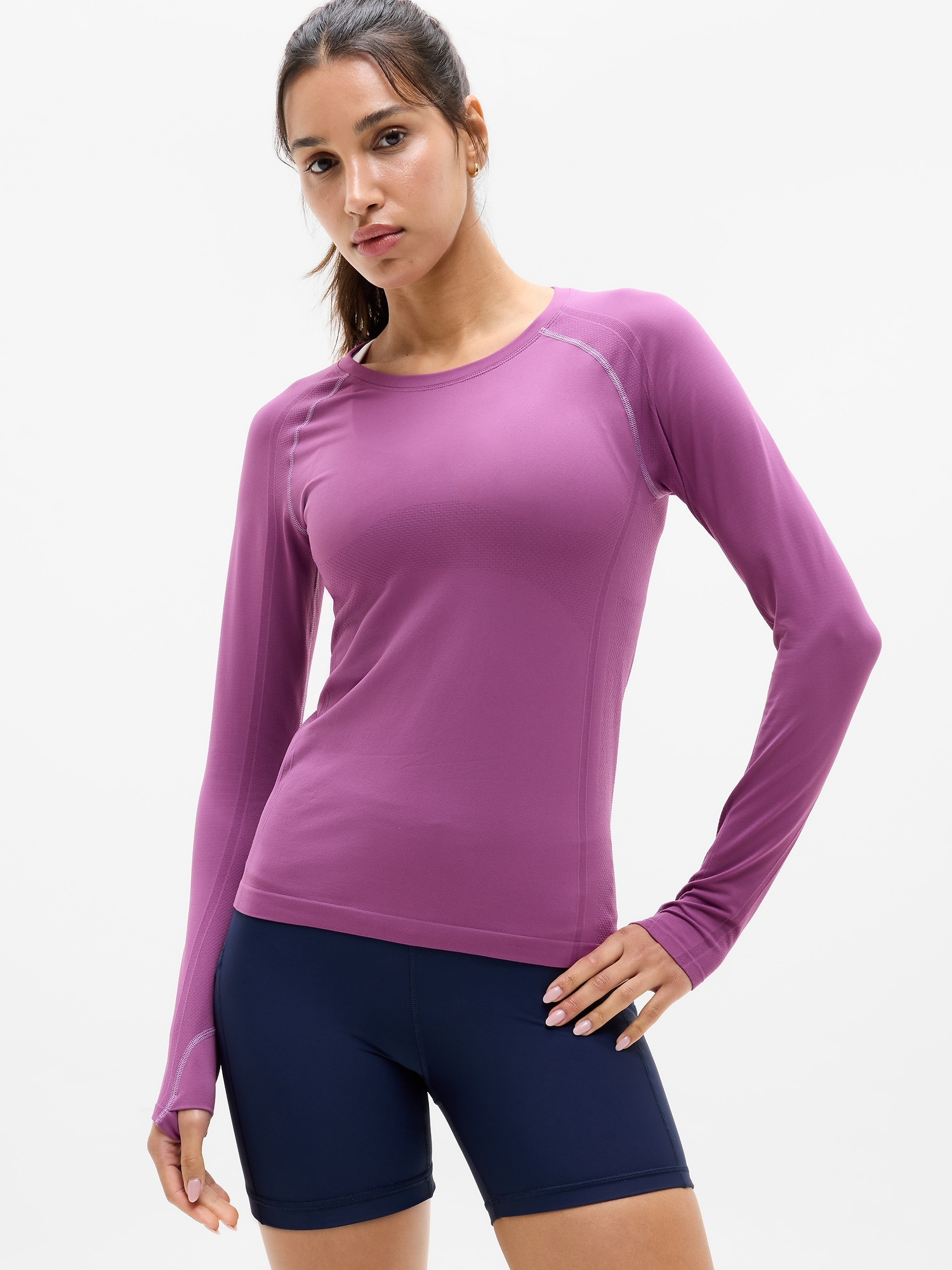 Athleta Women's Momentum Flex Top Purple Plus Size 1X