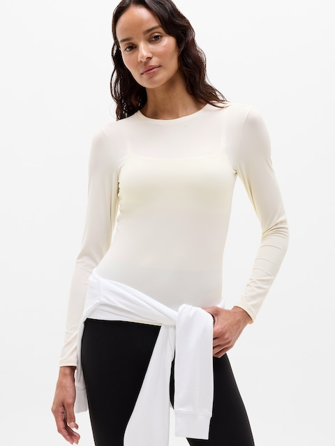 BodyMove Crew Neck Long Sleeve Top