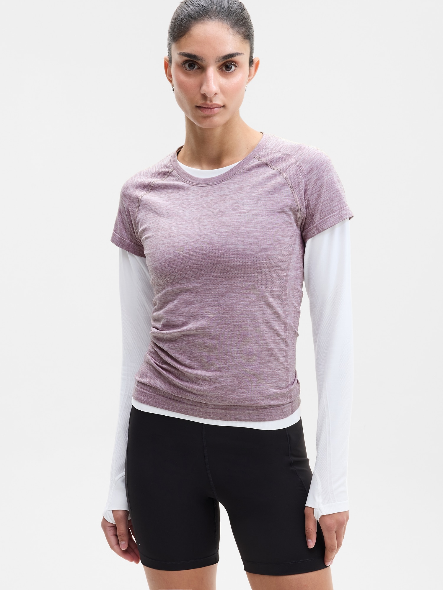 Athleta Women's Momentum Flex Tee Purple Size XL