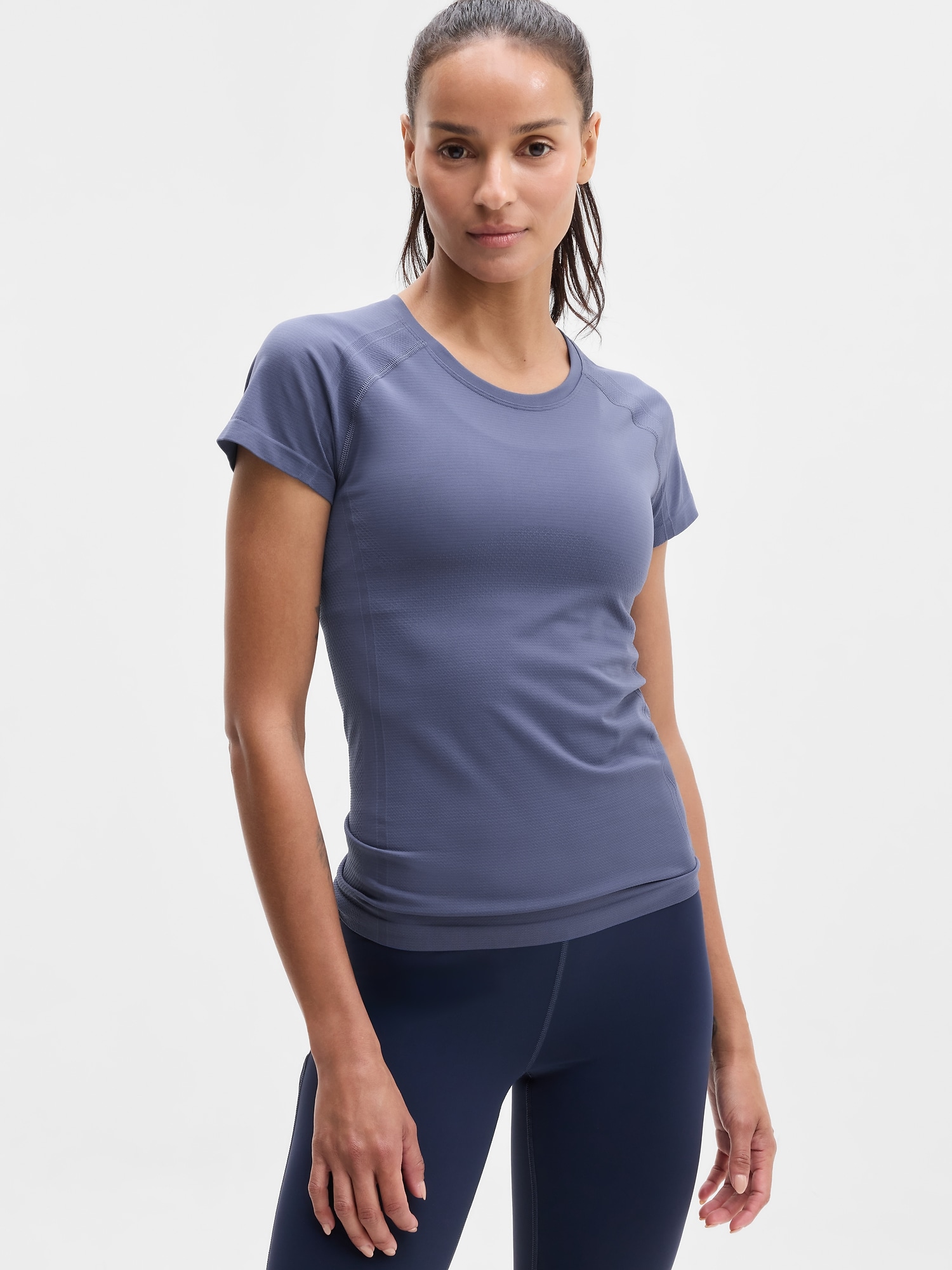 Athleta Women's Momentum Flex Tee Blue Size XL