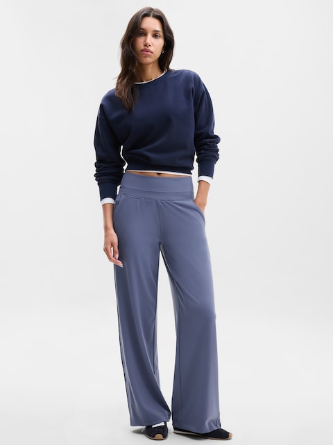 Venice Pintuck High Rise Wide Leg Pant