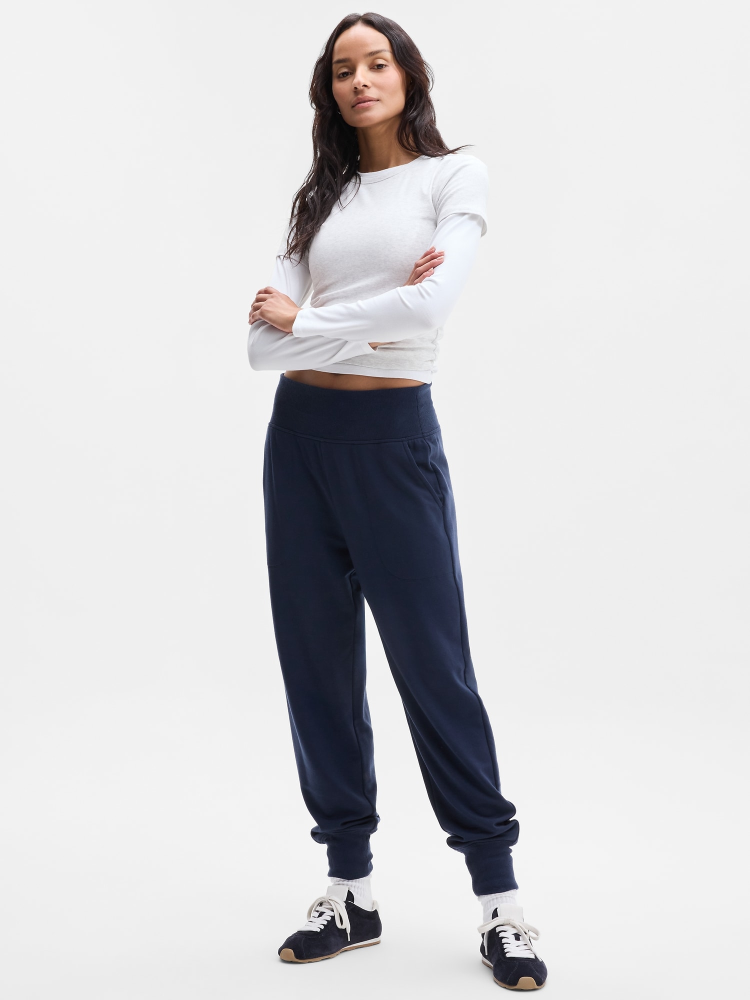 Athleta Women's Coaster Luxe High Rise Jogger Blue Size S